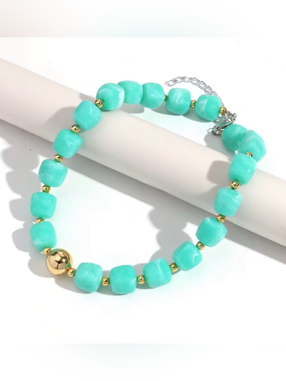 Beaded Statement Necklace - Turquoise Luxury Necklace